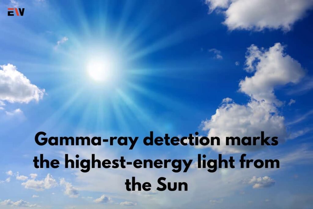 Gamma-ray detection marks the highest-energy light from the Sun