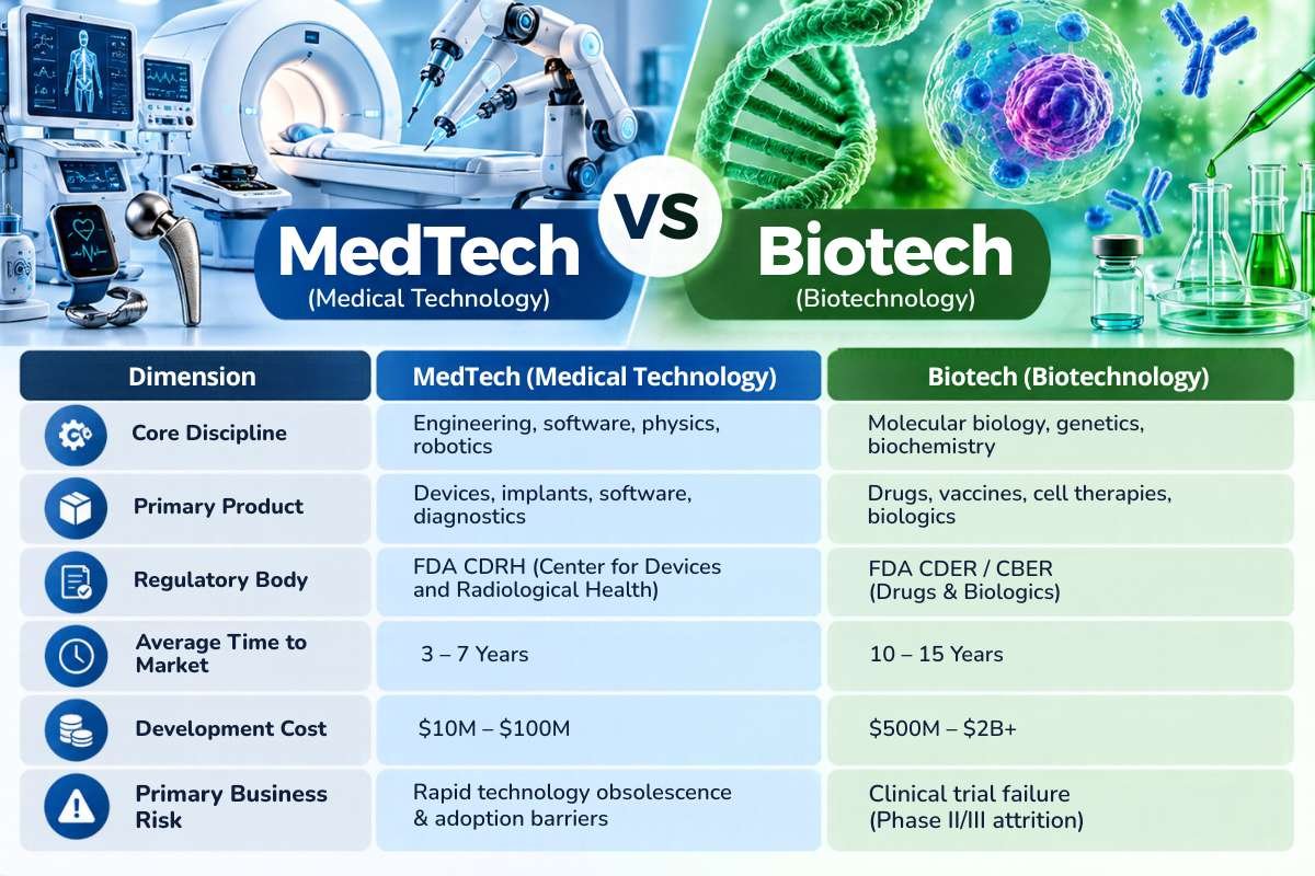 MedTech vs Biotech: Key Differences and Future of Healthcare | Enterprise Wired